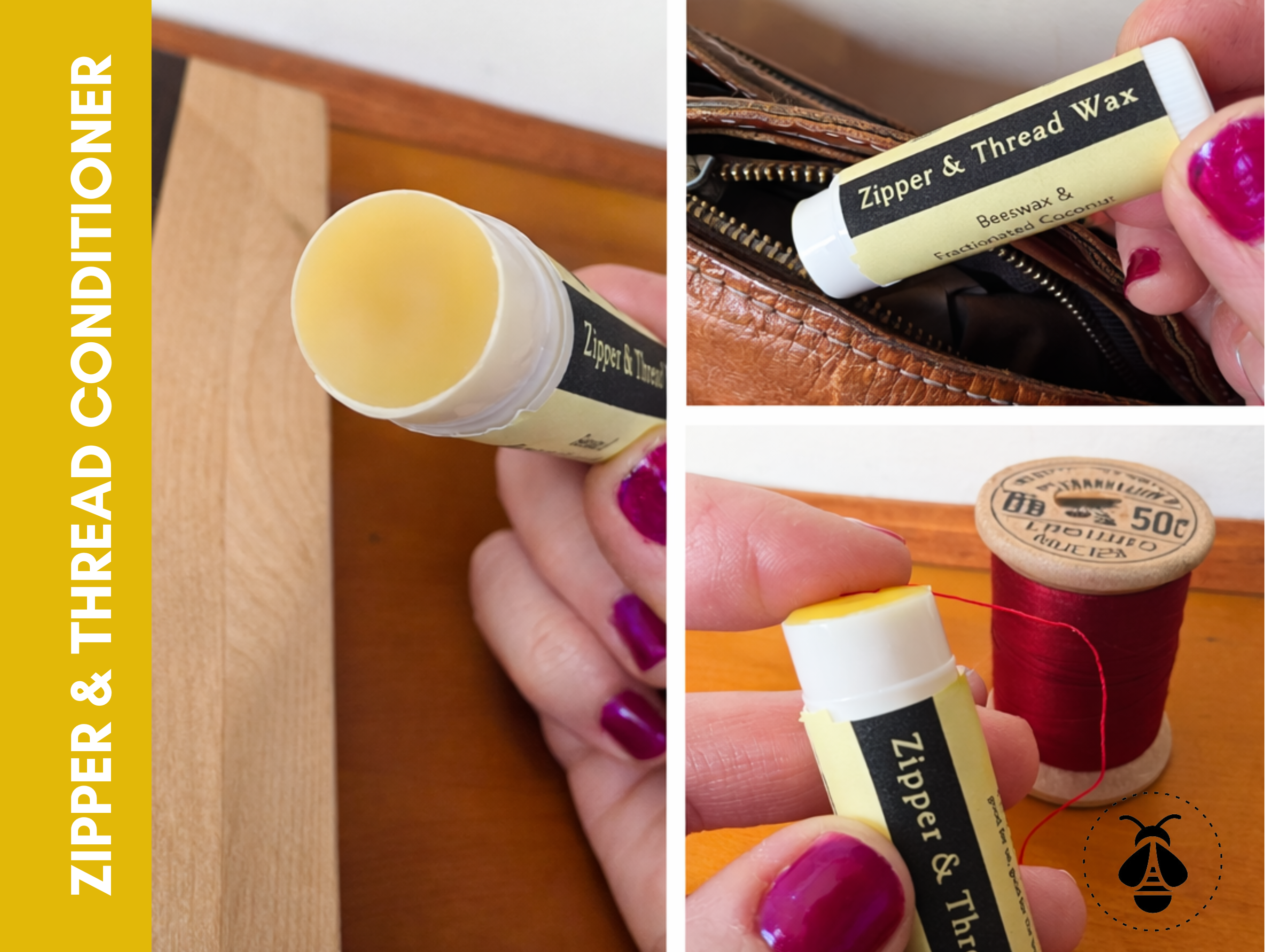 Zipper & Thread Wax – happyhivevt