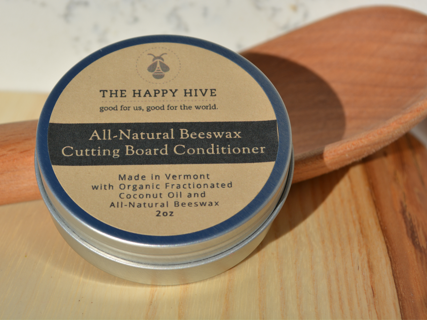 Beeswax Cutting Board Conditioner (2oz)